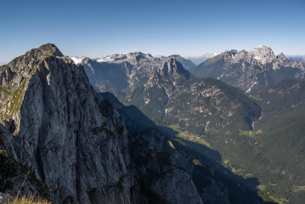 Gorska Roza Panzió Log pod Mangartom Kültér fotó