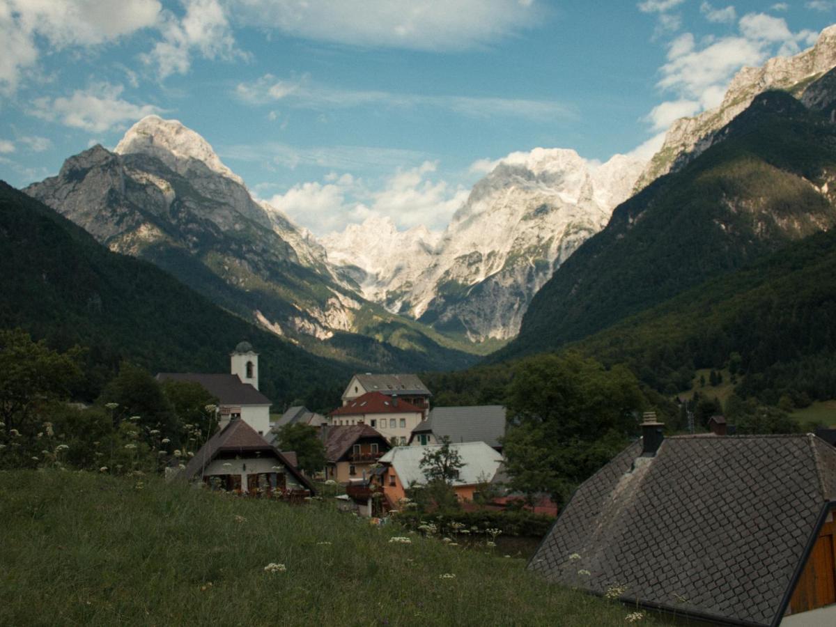 Gorska Roza Panzió Log pod Mangartom Kültér fotó
