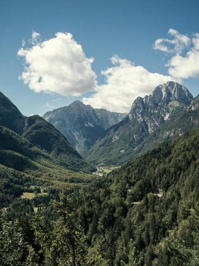 Gorska Roza Panzió Log pod Mangartom Kültér fotó